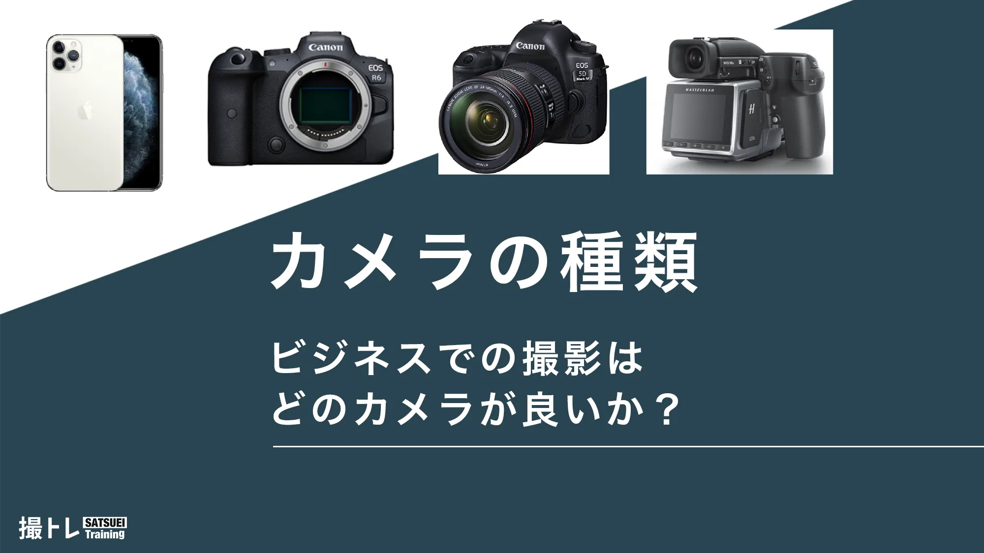 カメラの種類　ビジネスでの撮影はどのカメラが良いか？